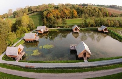 Chalets op het water in de Ardennen - Origineel overnachten