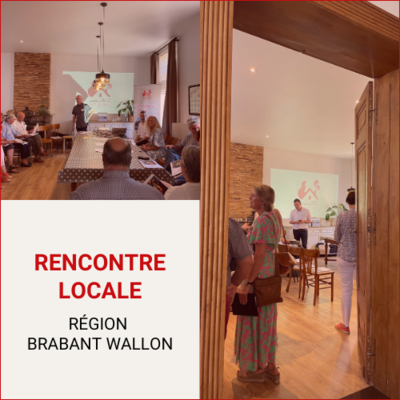 La rencontre locale Brabant wallon 2023 : Slow BW, so BW