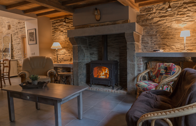 Séjour au coin du feu